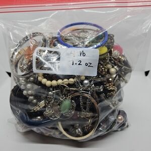 4.5 lb DIY repurpose upcycle crafting jewelry lot DO NOT BUNDLE